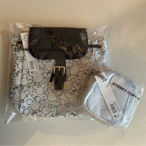 SCL x Disney 🖤 mini flap backpack + mini clear front bundle